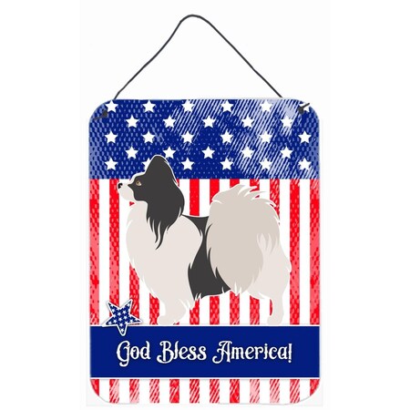 Carolines Treasures Papillon American Wall or Door Hanging Prints BB8403DS1216